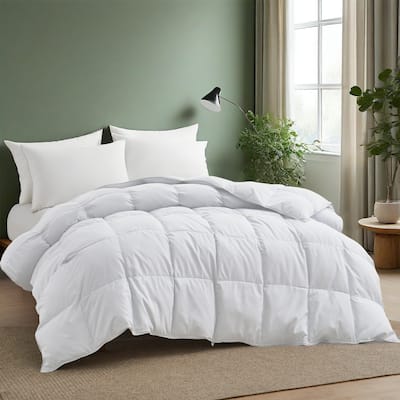 Premium White Feather Down Comforter Duvet Insert All Warmth Levels