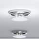 Option Brushed Nickel Seeded Glass