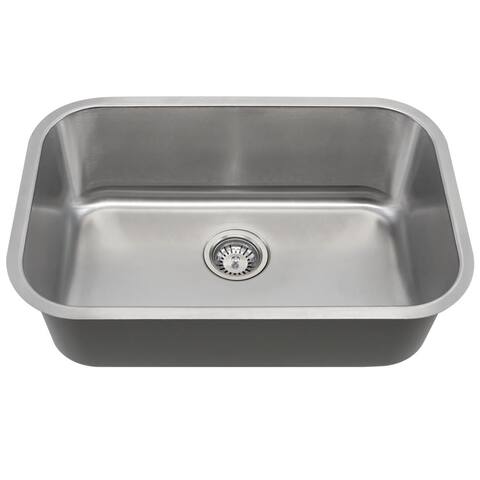 MR Direct 2718 Single Bowl Stainless Steel Sink