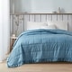 preview thumbnail 2 of 4, Madison Park Cambria Oversized Down Alternative Blanket with Satin Trim