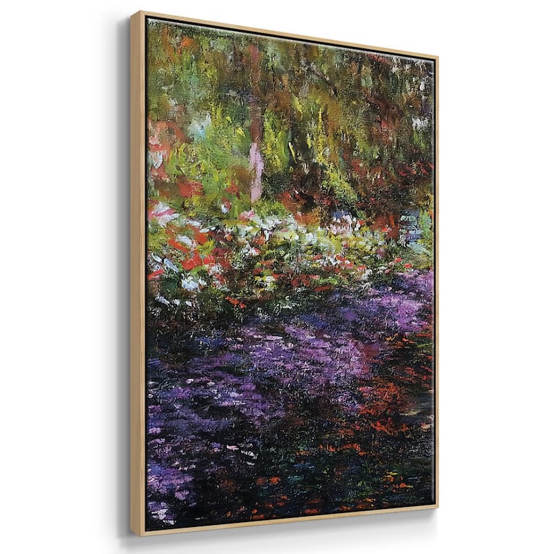 Pathway in Monet's Garden at Giverny, 1901 - Multi Piece Framed Canvas