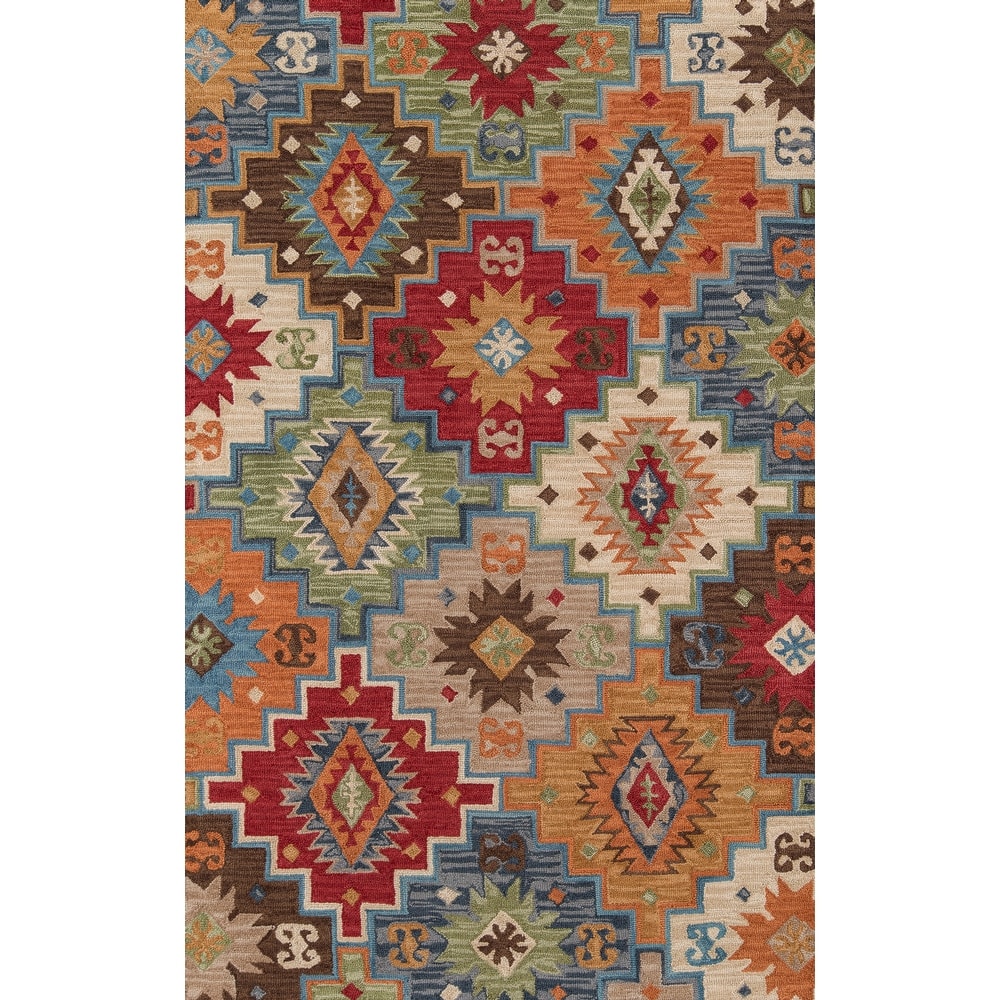 Momeni Tangier Hand Tufted Wool Geometric Area Rug