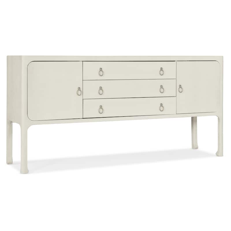 Hooker Furniture 6350-75907 Serenity 74" Wood Veneer Sideboard/Buffet - Cream - Cream