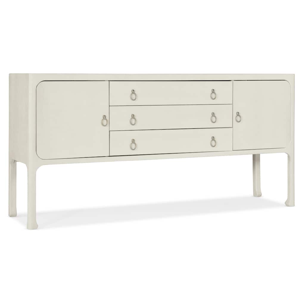 Hooker Furniture 6350-75907 Serenity 74" Wood Veneer Sideboard/Buffet - Cream