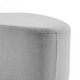 preview thumbnail 15 of 50, Leon 43" W Modern Oversized Chenille Triangular Cheese Ottoman