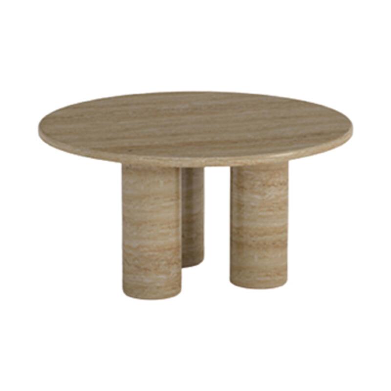Sagebrook Home Concrete Ivory/beige Minimalist Accent Table - 32" x 32" x 16"