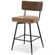 preview thumbnail 70 of 136, 26"/29" Faux Leather Swivel Counter/Bar Stools Set of 2/3