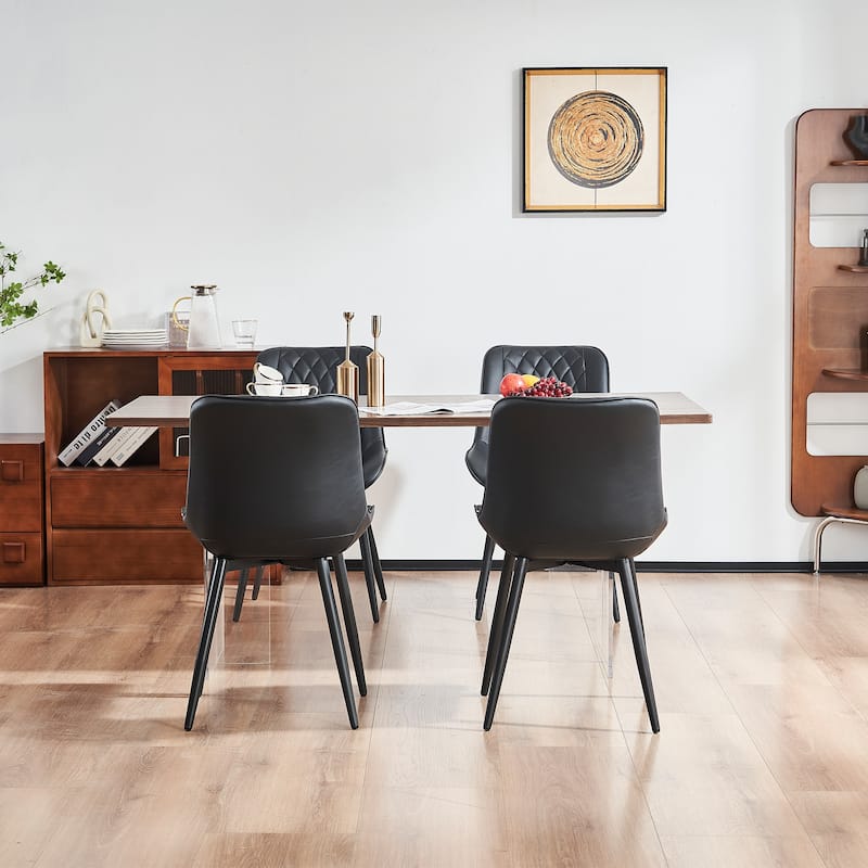 Modern Dining Chairs Set of 2 Upholstered Dining Room Chairs
