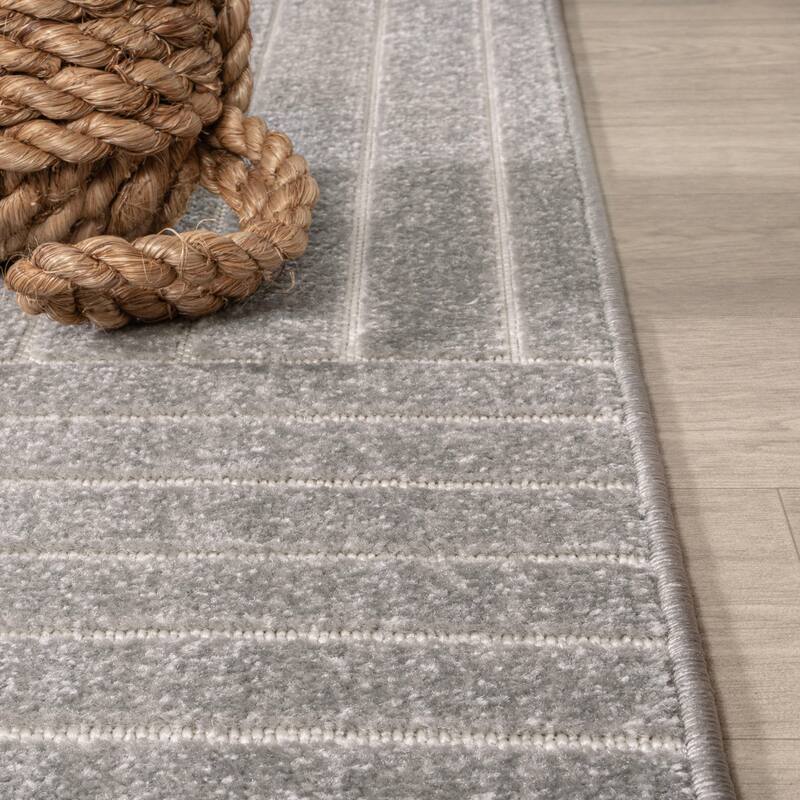 JONATHAN Y Aarhus Minimalist Angle Geometric Ivory/Cream Area Rug