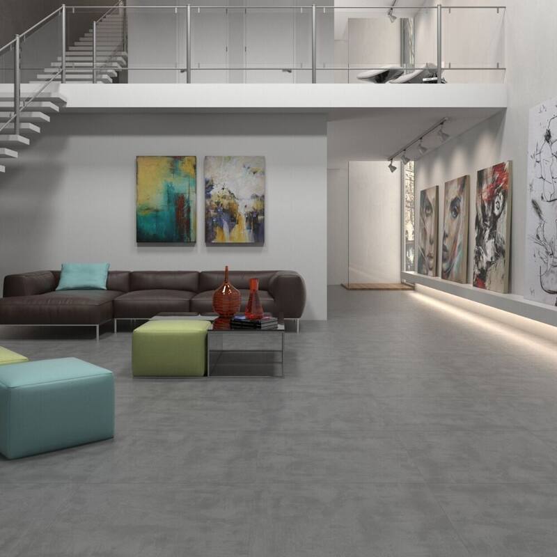The Tile Life Studio 22x24 Gris Porcelain Floor & Wall Tile
