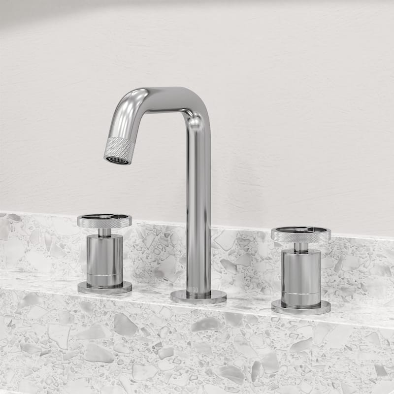 VIGO Cass 8" H 2-Handle Widespread Bathroom Faucet