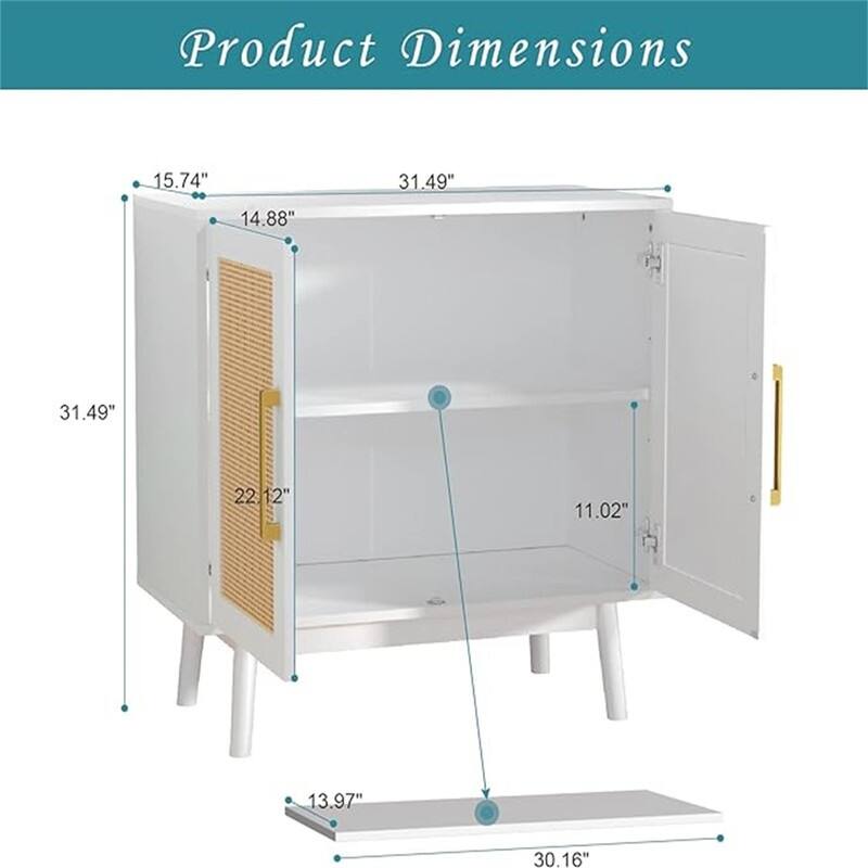 Buffet Cabinet - 31.5"D x 15.75"W x 31.5"H