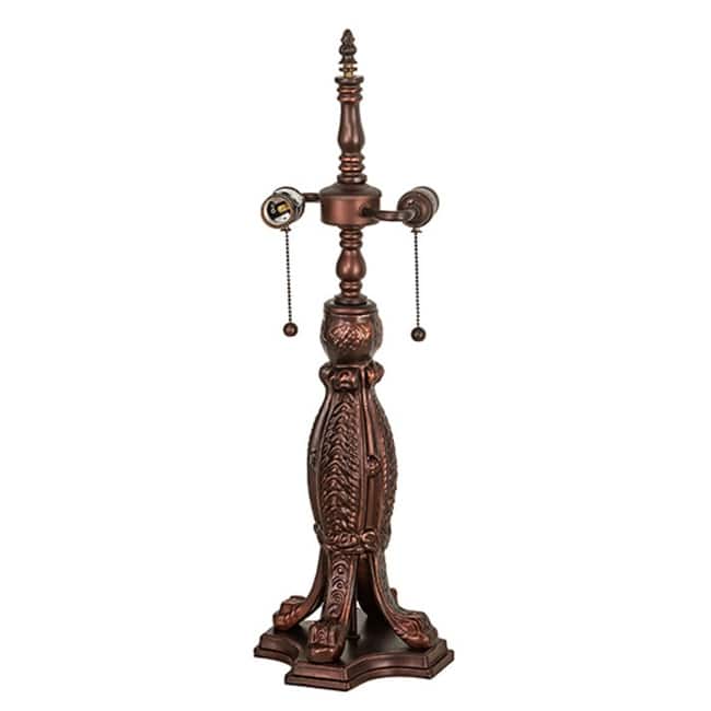 Meyda Tiffany 19950 Empire 25" Tall Lamp Base - Mahogany Bronze