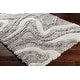preview thumbnail 3 of 2, Livabliss Corinne Modern Swirl Plush Shag Area Rug