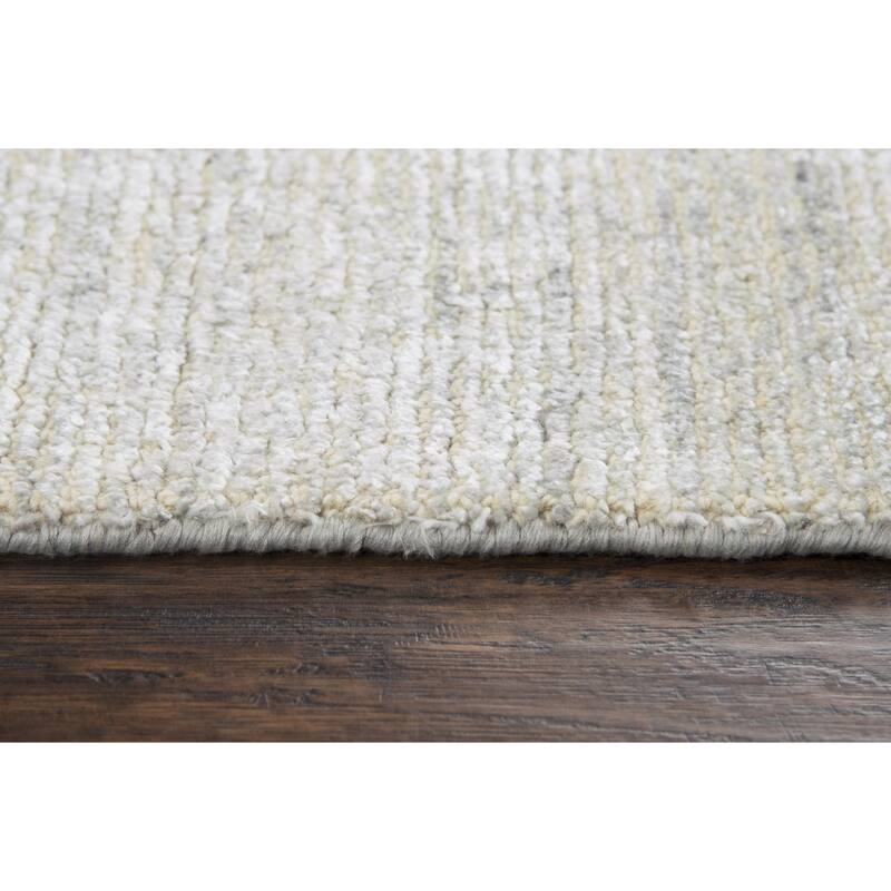 Alora Decor Demure Solid Grey Hand-tufted Wool Blend Rug