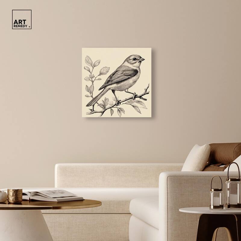 Bird's Gaze Canvas by Art Remedy, Gallery Wrapped