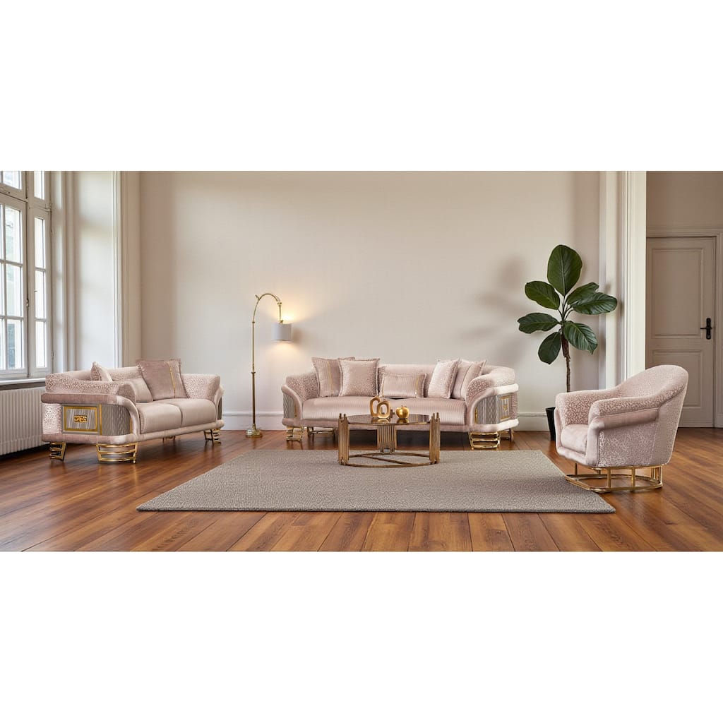 Horizon 3 Pieces Living Room Sets 1 Sofa 1 Loveseat 1 Chair