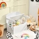preview thumbnail 2 of 29, Costway 3-in-1 Kids Convertible Storage Bench Wood Activity Table and - See Details