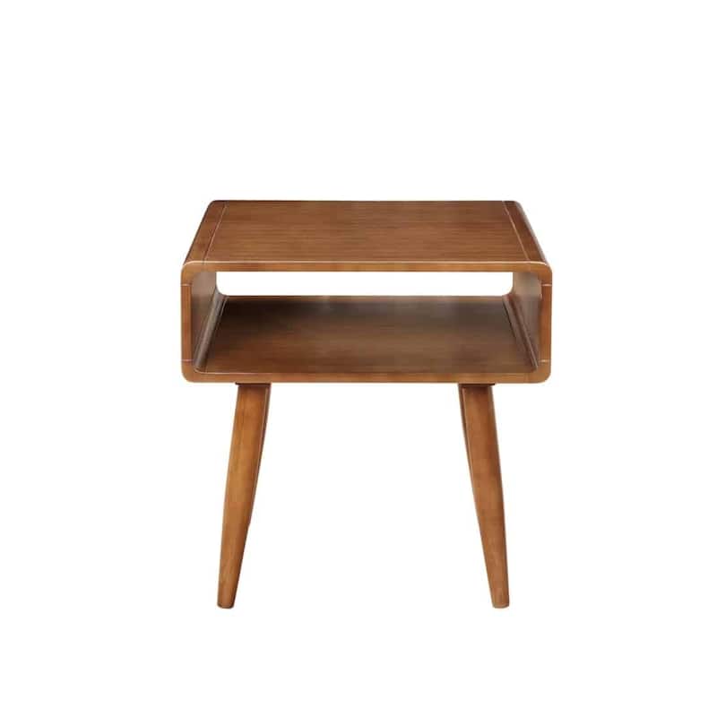Alborg End Table - Rich Walnut Finish