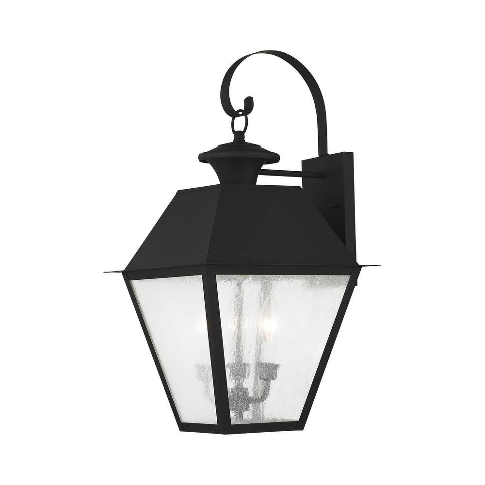 Livex Lighting Mansfield 2 Light 22" High Outdoor Wall Sconce