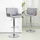 preview thumbnail 4 of 35, Glitzhome Mid-century Modern Height-adjustable Swivel Counter Bar Stool