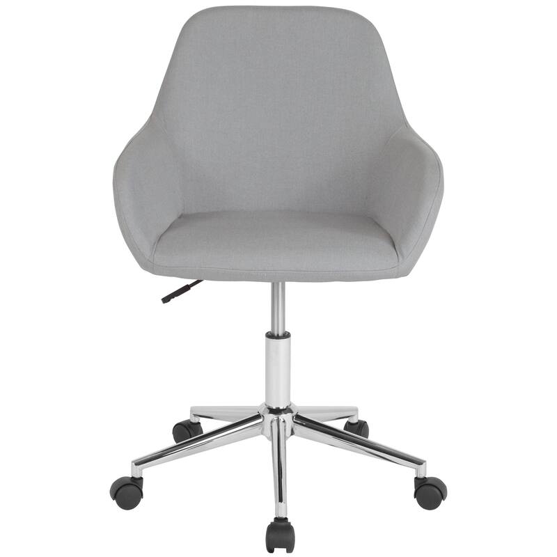 Home & Office Mid-Back LeatherSoft Upholstered Swivel Chair
