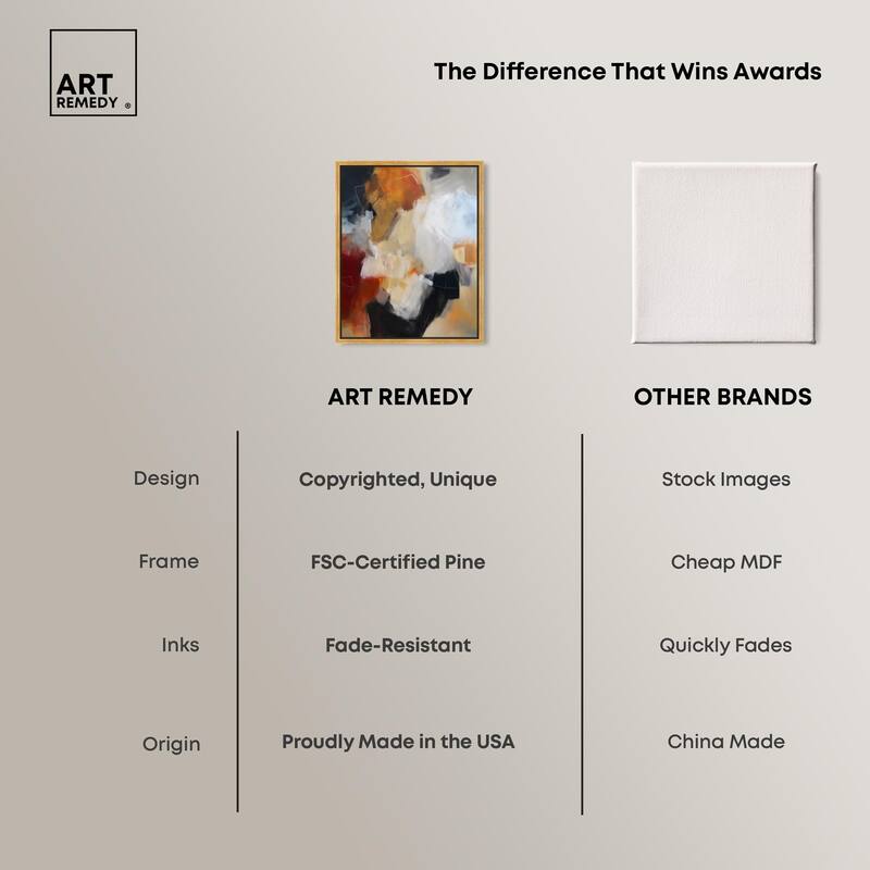Earth and Fire II Canvas by Art Remedy