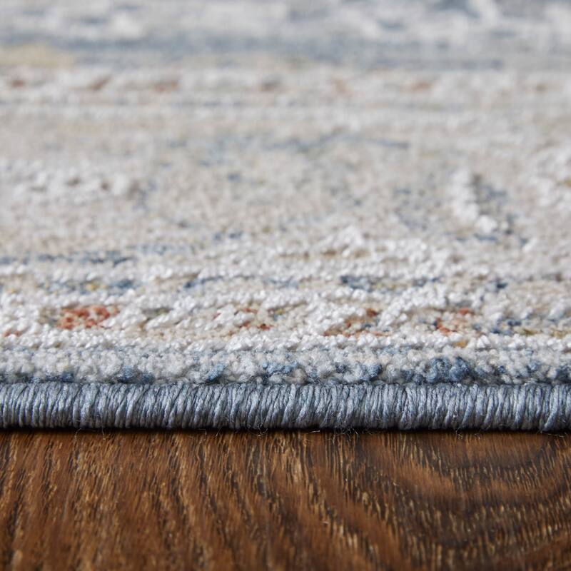 Grand Bazaar Hyannis Machine Made Ikat Transitional Area Rug