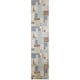 preview thumbnail 13 of 48, Nourison Astra Machine Washable Paneled Area Rug 2' 2" x 10' - Blue/Green/Multi