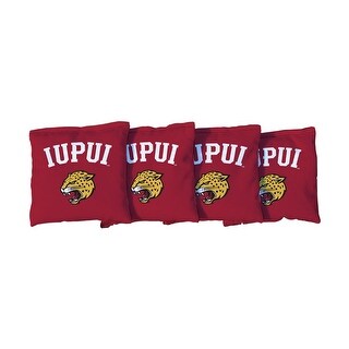 Indiana Purdue Jaguars Red Cornhole Bags
