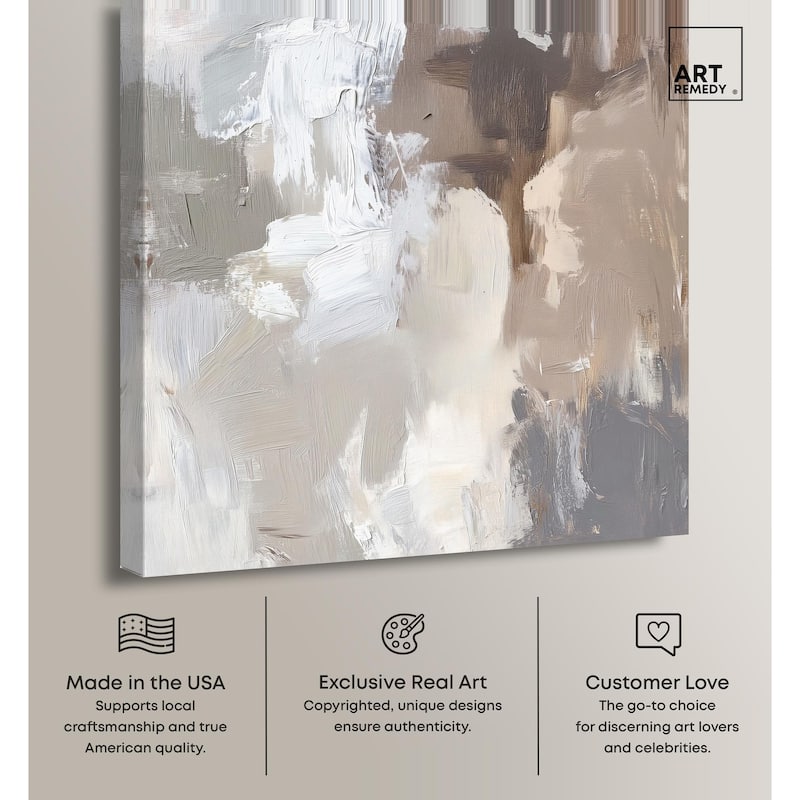 Faded Textured I Canvas by Art Remedy, Gallery Wrapped