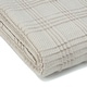 preview thumbnail 18 of 17, Chanasya Solid Plaid Pleated Acrylic Throw Blanket With Tassels