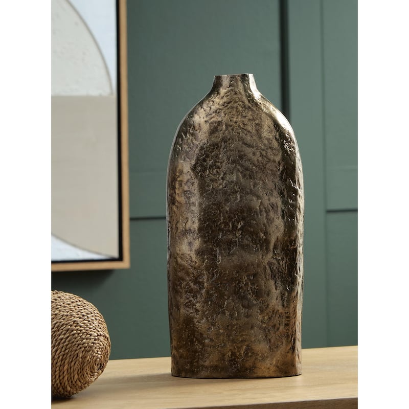 Signature Design by Ashley Wallmond Brown/Black Vase - 5.75" W x 3.25" D x 13.25" H