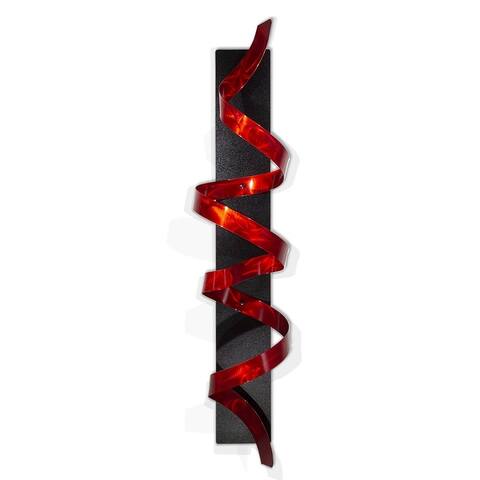 Statements2000 3D Metal Wall Art Accent Sculpture Black Silver Abstract Decor by Jon Allen - Knight