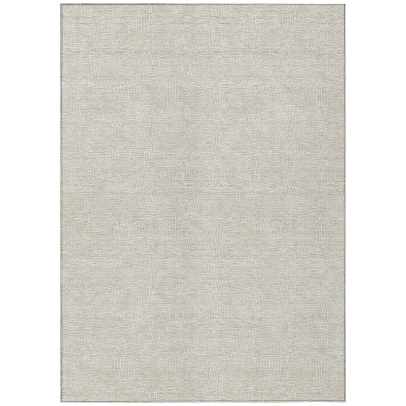 Machine Washable Indoor/ Outdoor Solid Modern Chantille Rug