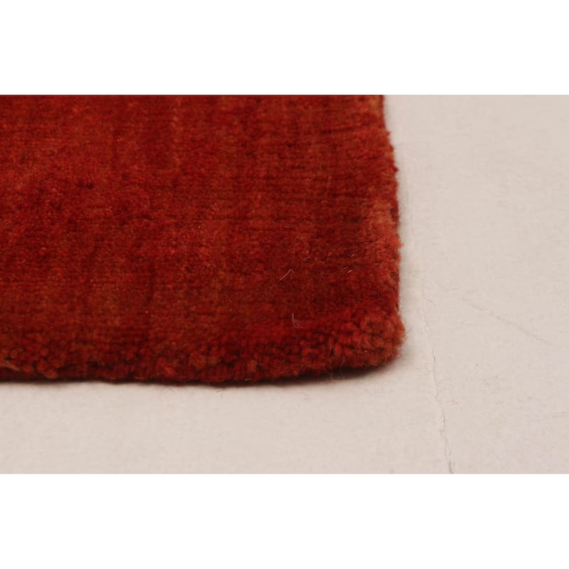 Kashkuli Gabbeh Red Rug 4'8" x 6'5" - 4'8 x 6'5