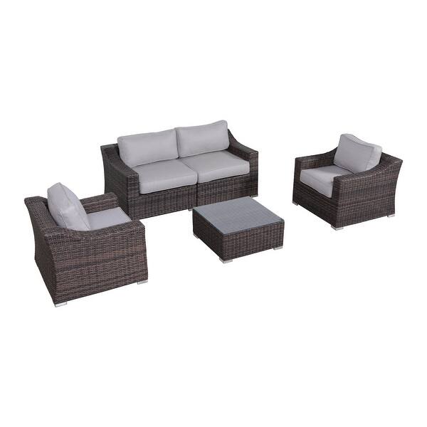 LSI 5 Piece Sectional Seating Group With Cushion Bed Bath & Beyond