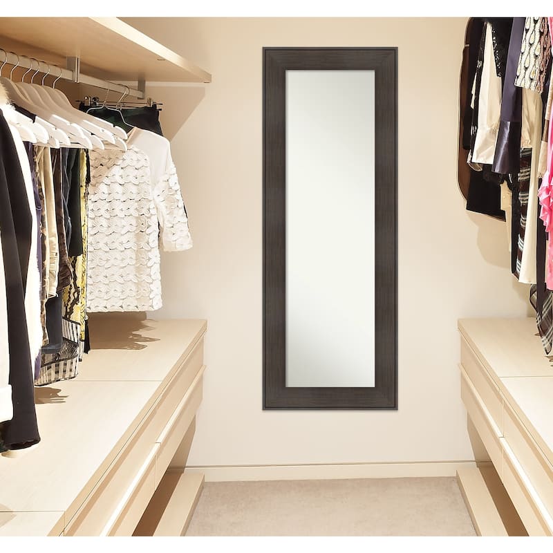 Non-Beveled Full Length On The Door Mirror - William Frame