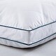 preview thumbnail 5 of 3, 2 Pack Goose Feather Down Bed Pillow - White