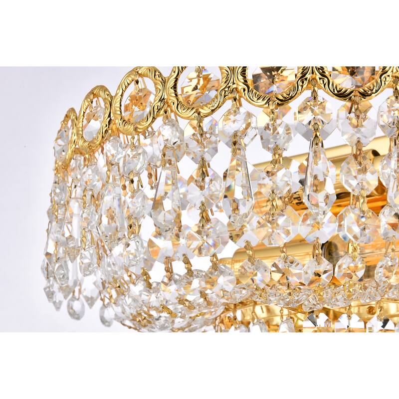 Elegant Lighting V1900W12/RC Century 2 Light 6" Tall Wall Sconce with