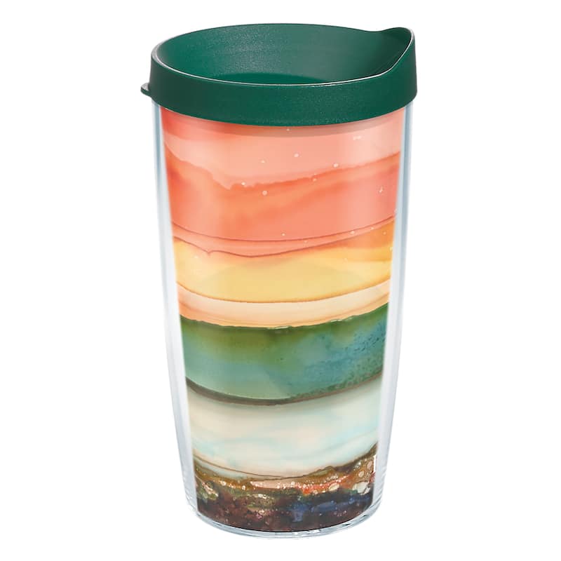 Tervis Inkreel - Evening Tides Made in USA Double Walled Insulated Travel Tumbler, Classic - 16oz