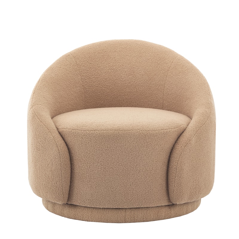 35" Wide 360-Degree Swivel Accent Barrel Chair