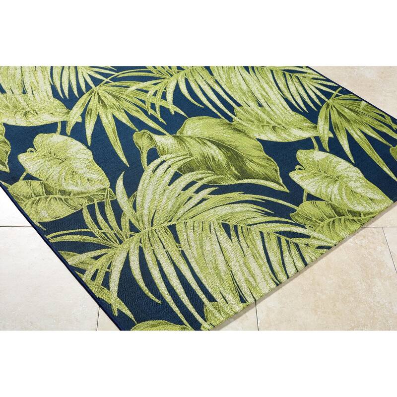 Livabliss Warsaw Tropical Indoor / Outdoor Area Rug