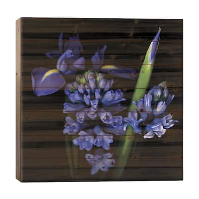 Wednesday… Winter… The Blues… Print On Wood by Magda Indigo - Multi-Color