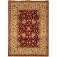 preview thumbnail 4 of 3, Safavieh Stately Home Angela Traditional Oriental Wool Rug 9' x 12' - Red/Ivory - Rectangle