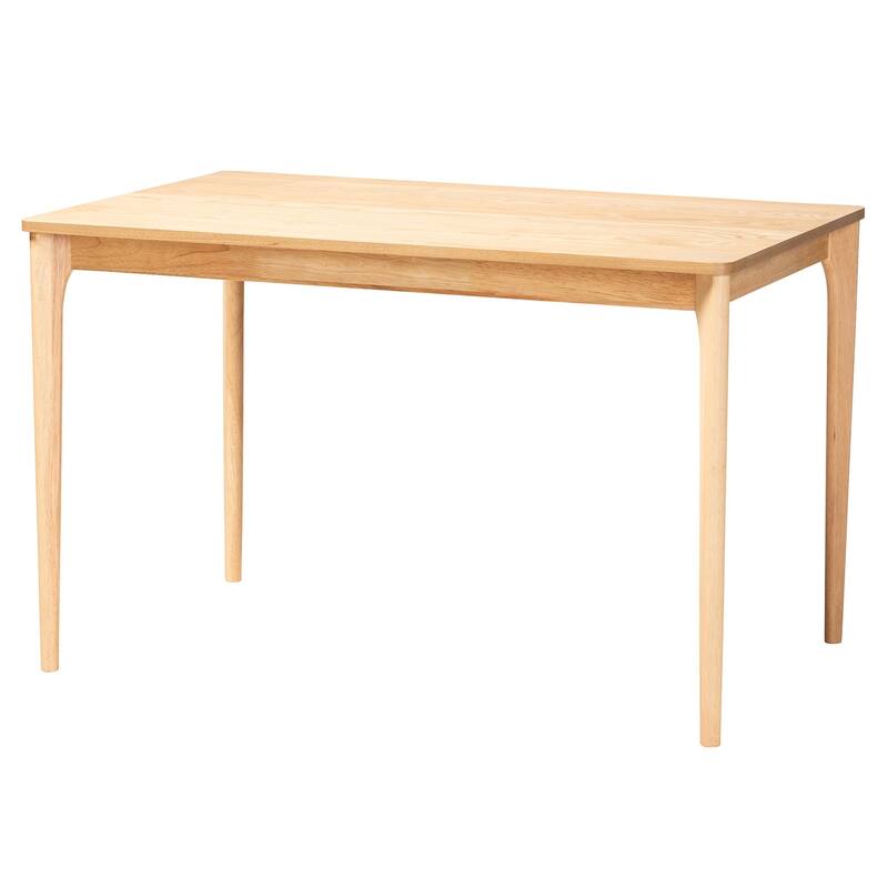 Sabelle Japandi Wood and Rattan Dining Set