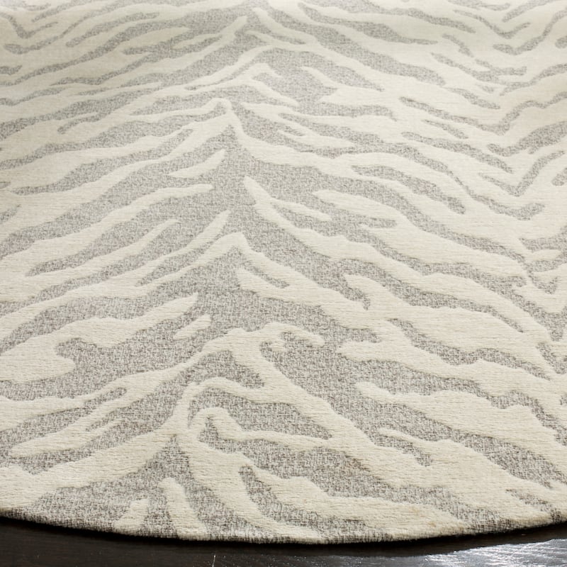 SAFAVIEH Handmade Flatweave Marbella Bogdana Modern Polyester Rug