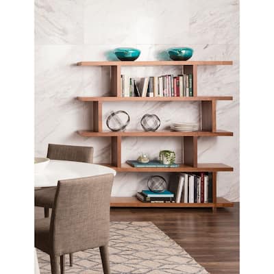 Aurelle Home Kamma Large Modern Storage Bookshelf