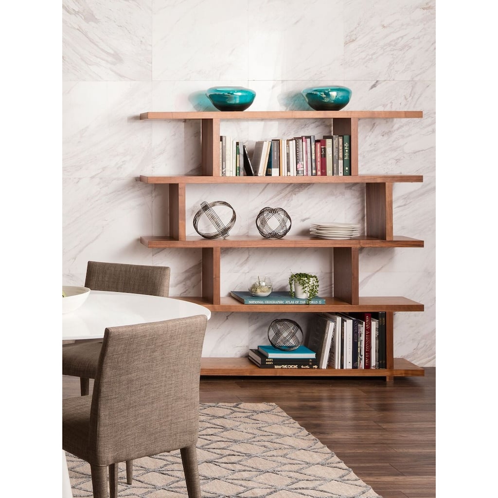 Aurelle Home Kamma Large Modern Storage Bookshelf