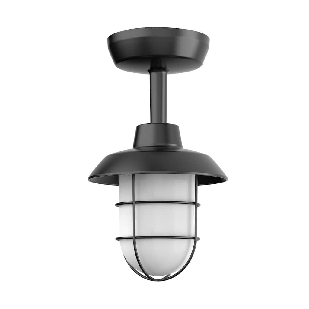 AFX ODEW0709LAJEN Odell 7" Wide LED Semi-Flush Outdoor Ceiling Fixture